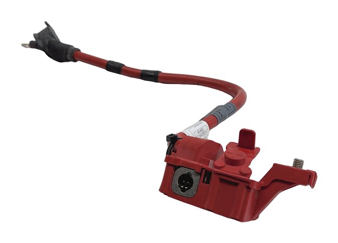 Thumbnail 6: 2011 BMW 750LI (F01) 4.4L N63 HYBRID ENGINE POSITIVE BATTERY TERMINAL WIRE CABLE