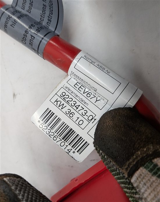 Thumbnail 8: 2011 BMW 750LI (F01) 4.4L N63 HYBRID ENGINE POSITIVE BATTERY TERMINAL WIRE CABLE