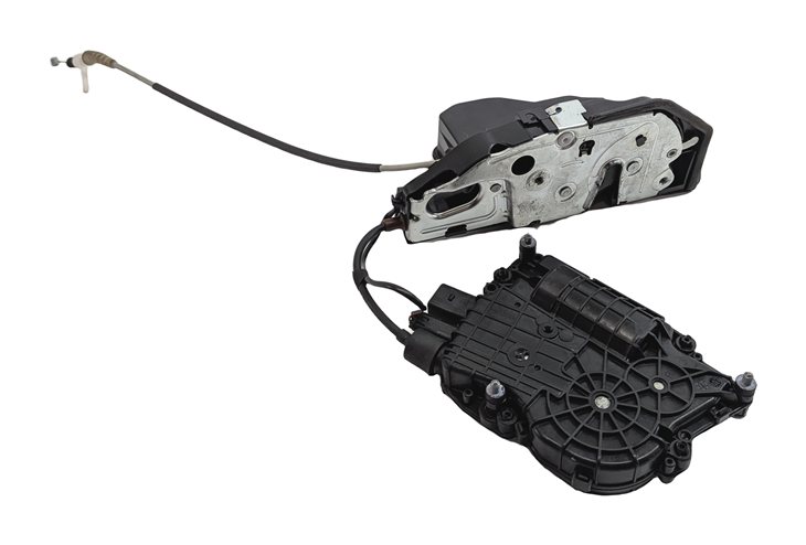 Thumbnail 3: 2011 BMW 750LI (F01) REAR LEFT DOOR LOCK LATCH ACTUATOR w/ SOFT CLOSE MODULE