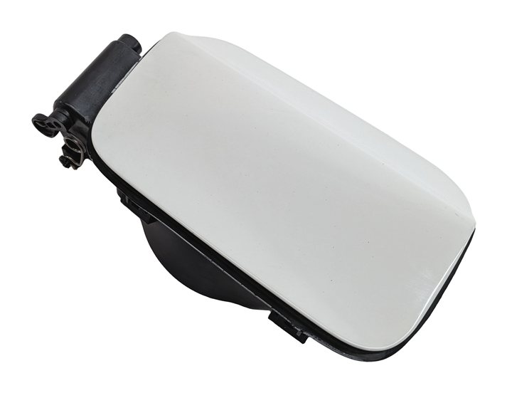 09-15 BMW 740Li 750Li 760Li B7 LWB F02 FUEL DOOR COVER w/HOUSING CAP (White)