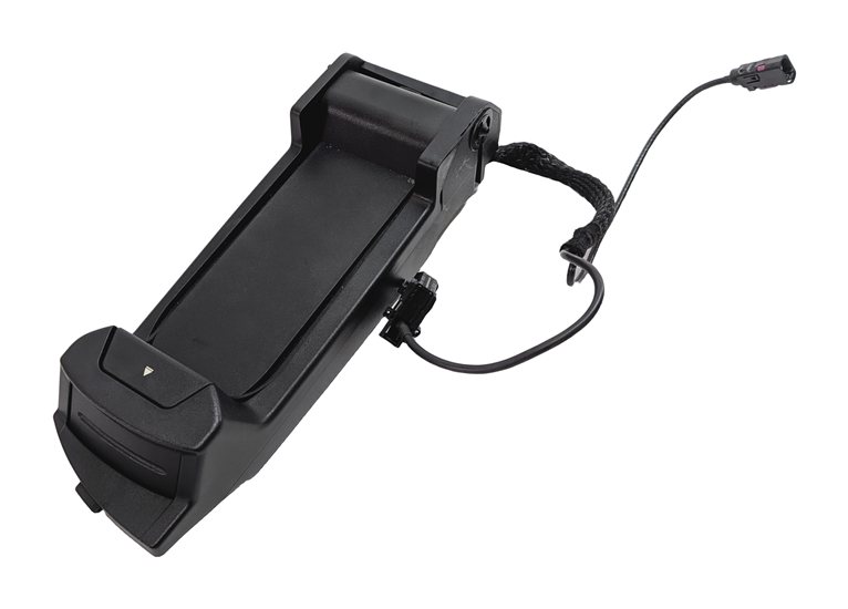 2011 BMW 750LI (F01) FRONT CENTER CONSOLE CELL PHONE SNAP IN CRADLE CHARGER DOCK
