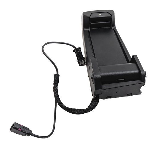 Thumbnail 3: 2011 BMW 750LI (F01) FRONT CENTER CONSOLE CELL PHONE SNAP IN CRADLE CHARGER DOCK