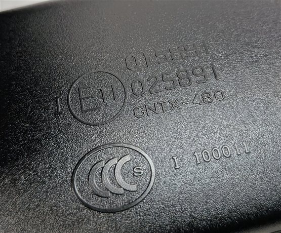 Thumbnail 6: 10-12 BMW 640i 650i 740i 760i M5 M6 X3 AUTODIM HOMELINK REAR VIEW MIRROR (Black)