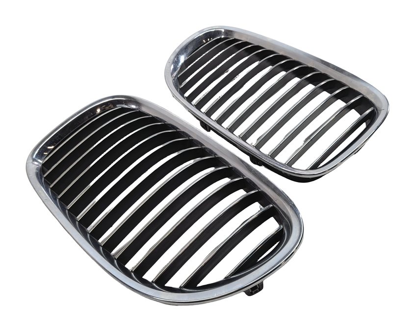 2009-2012 BMW 740i 750i 760i B7 (F01) FRONT LEFT & RIGHT UPPER HOOD GRILLE SET/2
