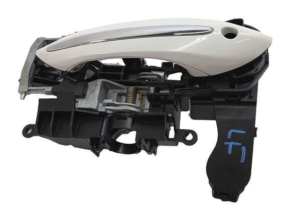Thumbnail 2: 09-15 BMW 7 SERIES (F01 F02) FRONT LEFT DRIVER COMFORT DOOR HANDLE (White)