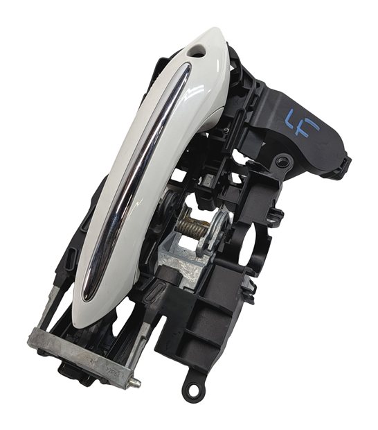 Thumbnail 3: 09-15 BMW 7 SERIES (F01 F02) FRONT LEFT DRIVER COMFORT DOOR HANDLE (White)