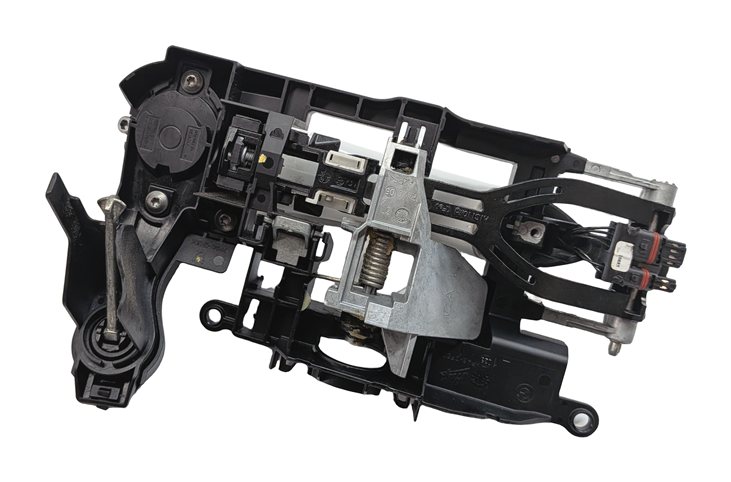 Thumbnail 6: 09-15 BMW 7 SERIES (F01 F02) FRONT LEFT DRIVER COMFORT DOOR HANDLE (White)