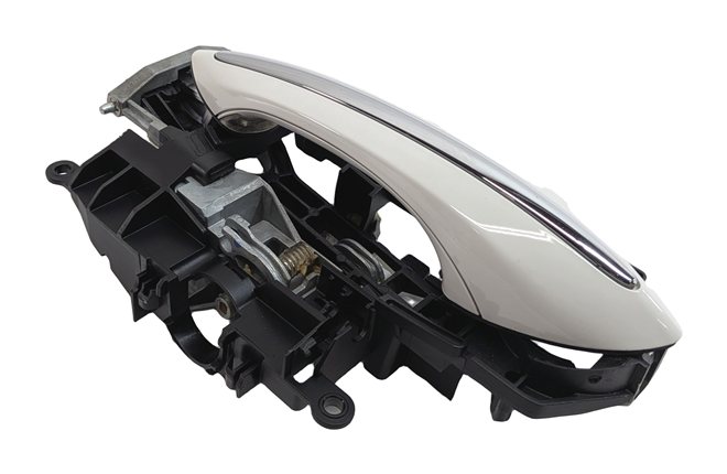 2009-2018 BMW 5 7 SERIES (F01 F02 F10) REAR LEFT COMFORT DOOR HANDLE (White)
