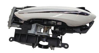 Thumbnail 2: 2009-2018 BMW 5 7 SERIES (F01 F02 F10) REAR LEFT COMFORT DOOR HANDLE (White)