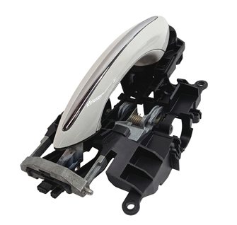 Thumbnail 3: 2009-2018 BMW 5 7 SERIES (F01 F02 F10) REAR LEFT COMFORT DOOR HANDLE (White)