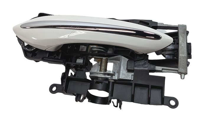 Thumbnail 2: 2009-2018 BMW 5 7 SERIES (F01 F02 F10) FRONT RIGHT COMFORT DOOR HANDLE (White)