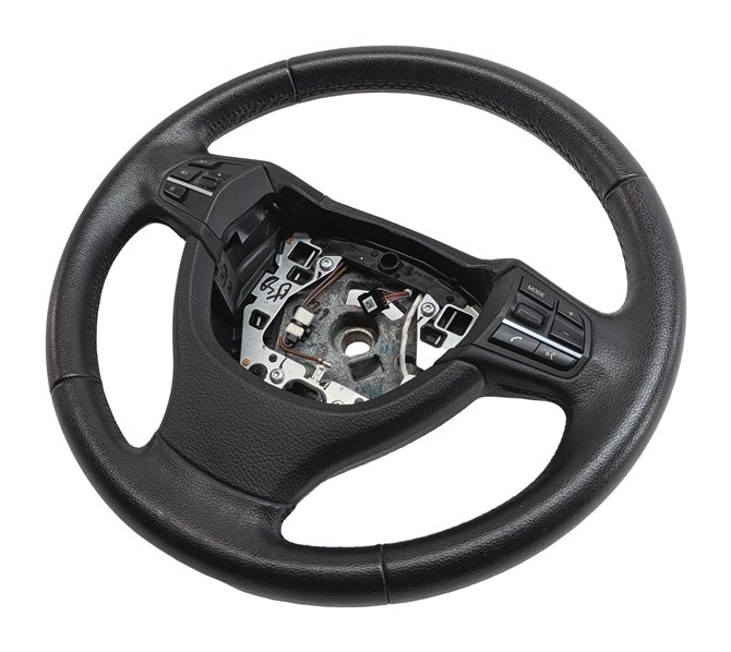 Thumbnail 3: 2011 BMW 750LI (F01) DRIVER STEERING WHEEL w/ CRUISE MEDIA PHONE CONTROL SWITCH