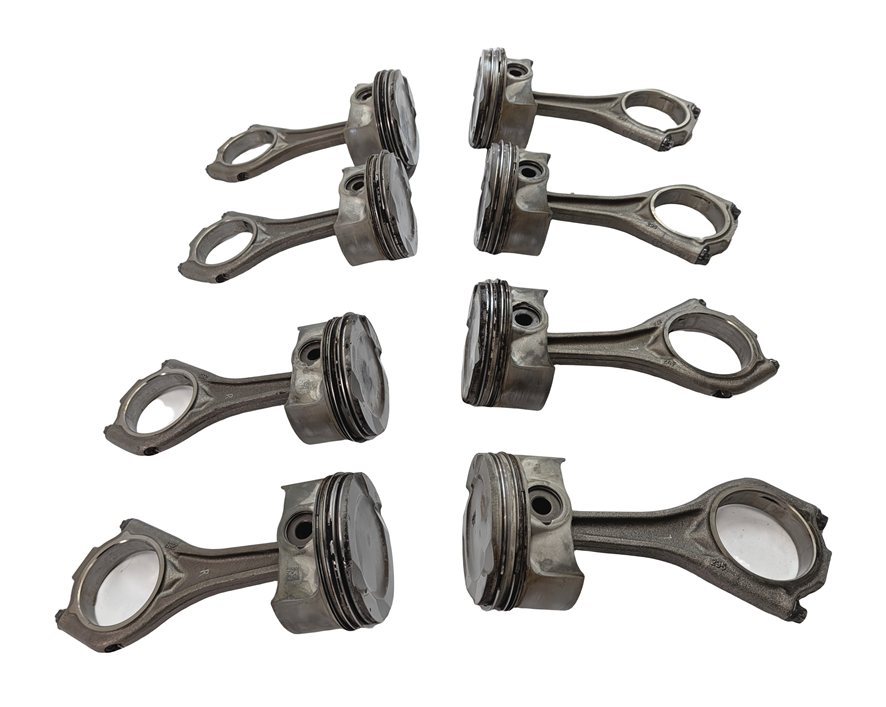 Thumbnail 2: 2011 BMW 750LI (F01) 4.4L N63 HYBRID ENGINE PISTON & CONNECTING ROD SET/8
