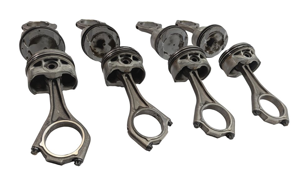 Thumbnail 3: 2011 BMW 750LI (F01) 4.4L N63 HYBRID ENGINE PISTON & CONNECTING ROD SET/8