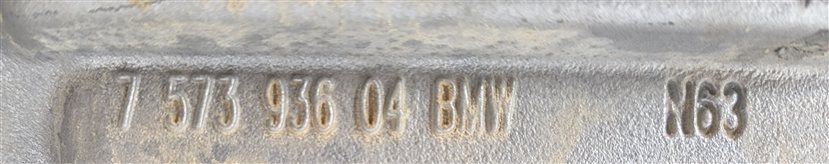Thumbnail 10: 08-14 BMW 550i 750i X5 X6 (F01 E70 F10 E71) 4.4L N63 ENGINE RIGHT CYLINDER HEAD