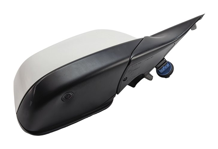 Thumbnail 6: 11 BMW 740i F02 FRONT RIGHT PASSENGER POWER HEATED DOOR MIRROR w/CAMERA (White)