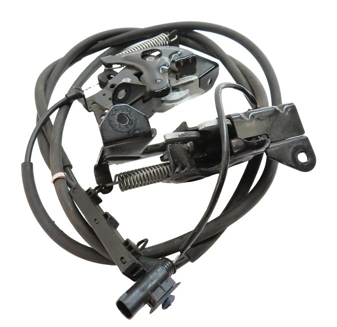 Thumbnail 2: 2014 BMW 328XI WAGON (F30) FRONT LEFT & RIGHT HOOD LOCK LATCH CABLE SET
