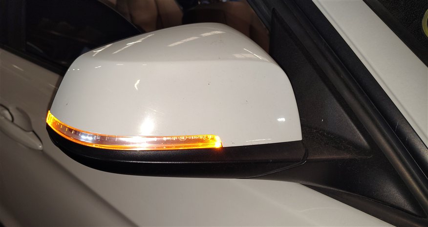 Thumbnail 2: 13-19 BMW 320i 328i 330i 335i F30 RIGHT P-FOLD HEAT MEM DIM DOOR MIRROR (White)