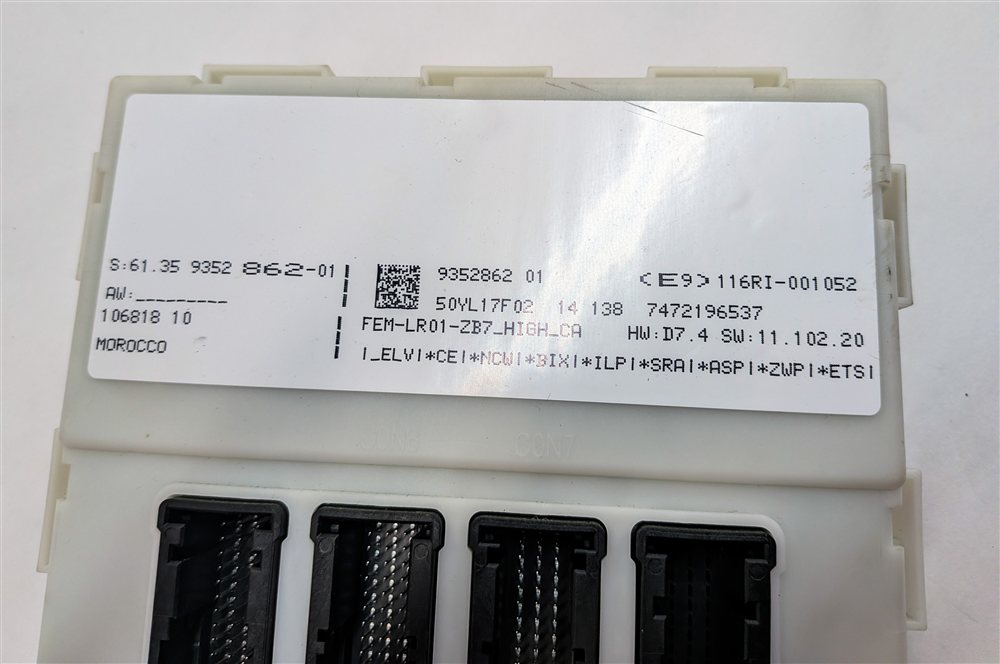 Thumbnail 15: 13-18 BMW 328i 428i 528i X3 X4 (F30 F32) 2.0L N26 ENGINE DME BCM MODULE KEY SET