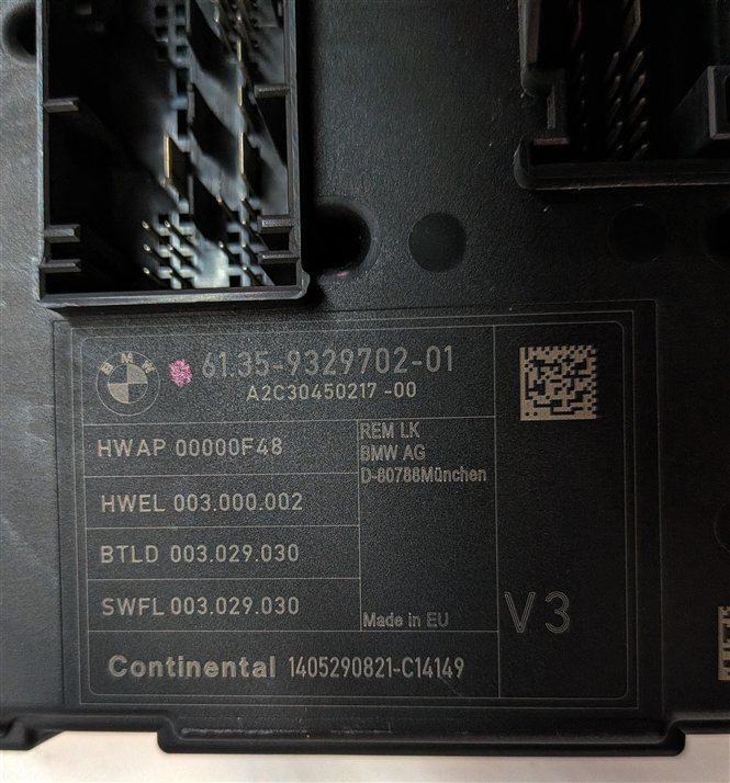 Thumbnail 6: 13-19 BMW 328i 330i 335i 428i 435i M3 M4 (F30 F31 F32) REAR BODY CONTROL MODULE