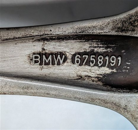 Thumbnail 5: 2003-2008 BMW Z4 (E85) 17x8 ALUMINUM ALLOY 10-SPOKE TURBINE WHEEL RIM 