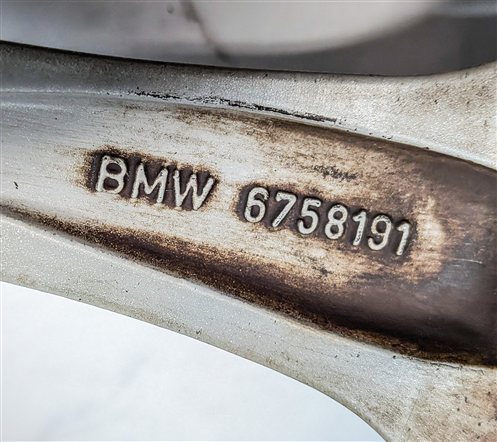 Thumbnail 5: 2003-2008 BMW Z4 (E85) 17x8 ALUMINUM ALLOY 10-SPOKE TURBINE WHEEL RIM 