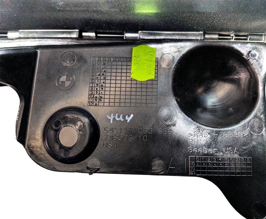 Thumbnail 8: 2004 BMW Z4 (E85) CONVERTIBLE TOP COVER TRIM PANEL w/ HINGES