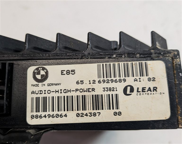 Thumbnail 6: 2004 BMW Z4 (E85) RADIO STEREO AUDIO LEAR SOUND SYSTEM AMP AMPLIFIER