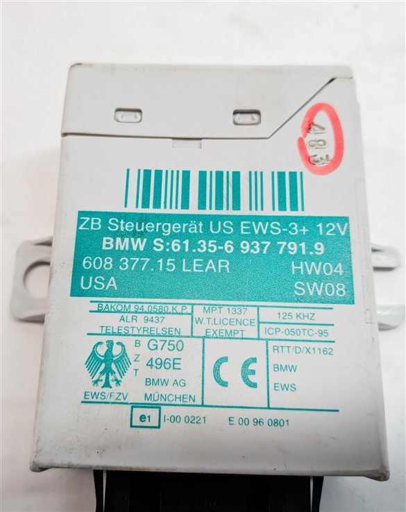 Thumbnail 20: 2004 BMW Z4 (E85) STEERING COLUMN DME ECU EWS IMMOBILIZER IGNITION LOCK KEY SET