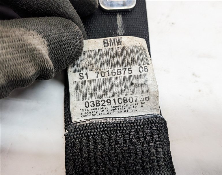 Thumbnail 8: 2003-2008 BMW Z4 (E85) FRONT LEFT DRIVER SEAT SEATBELT RETRACTOR (Black)