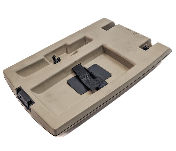 Thumbnail 4: 2003-2008 BMW Z4 E85 CONVERTIBLE FRONT CENTER CONSOLE ARMREST LID COVER (Beige)