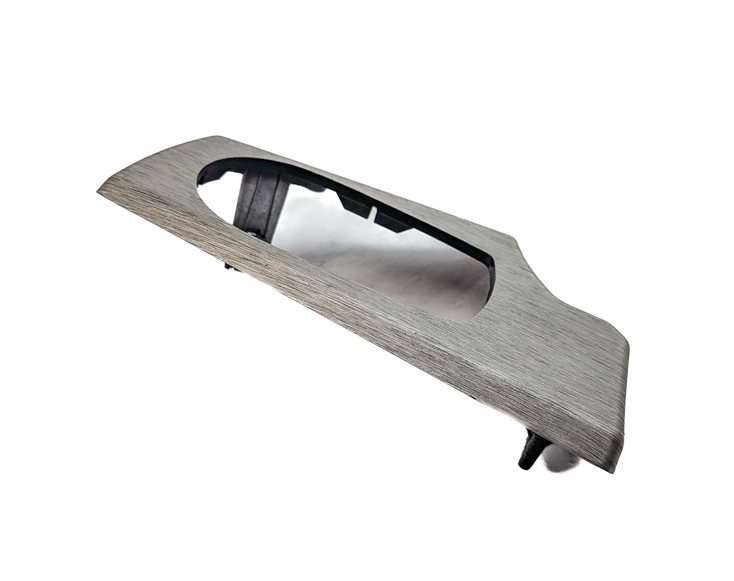 Thumbnail 4: 2004 BMW Z4 (E85) FRONT LEFT DRIVER DASH HEADLIGHT SWITCH TRIM BEZEL (Aluminum)