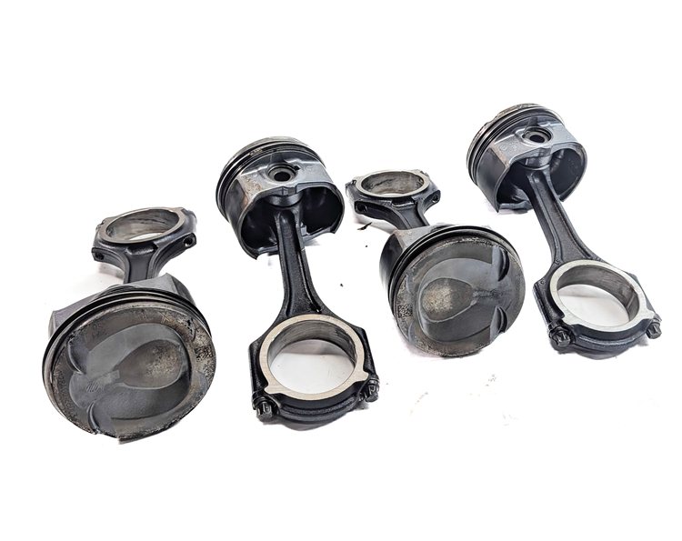 Thumbnail 2: 12-15 MERCEDES C250 SLK250 (W204 R172) 1.8L M271 TURBO ENGINE PISTON w/ ROD SET
