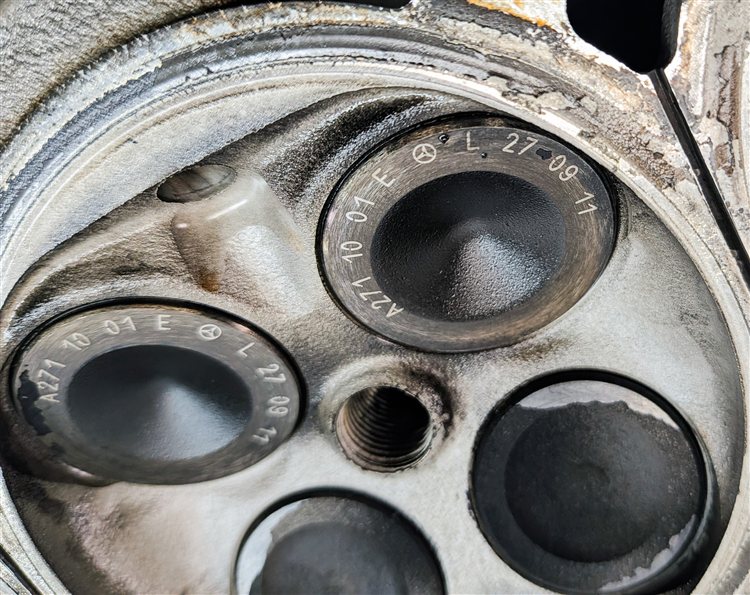 Thumbnail 10: 12-15 MERCEDES BENZ C250 SLK250 (R172 W204) 1.8L M172 TURBO ENGINE CYLINDER HEAD