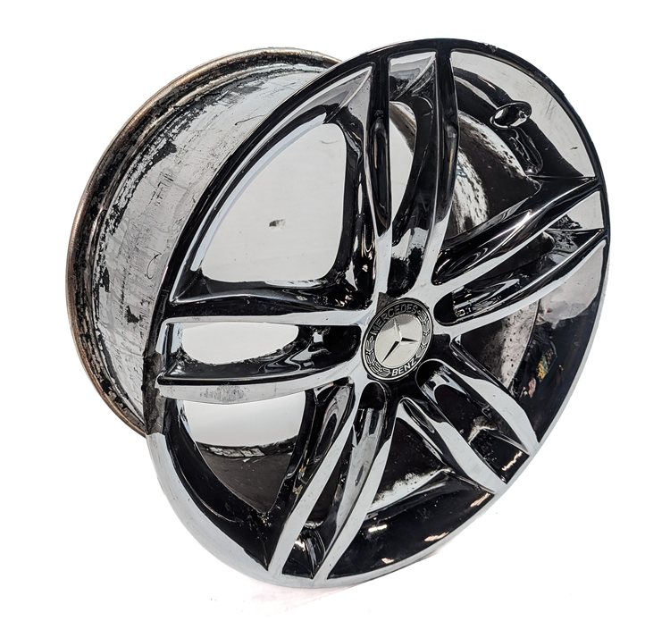 12-14 MERCEDES C CLASS (W204) 17x8.5 ALUMINUM 10-SPOKE WHEEL RIM (CHROME)