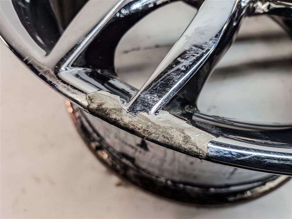 Thumbnail 8: 12-14 MERCEDES C CLASS (W204) 17x8.5 ALUMINUM 10-SPOKE WHEEL RIM (CHROME)