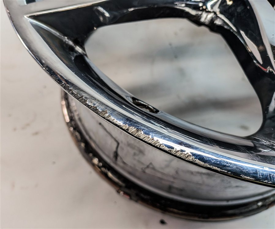 Thumbnail 14: 12-14 MERCEDES C CLASS (W204) 17x8.5 ALUMINUM 10-SPOKE WHEEL RIM (CHROME)