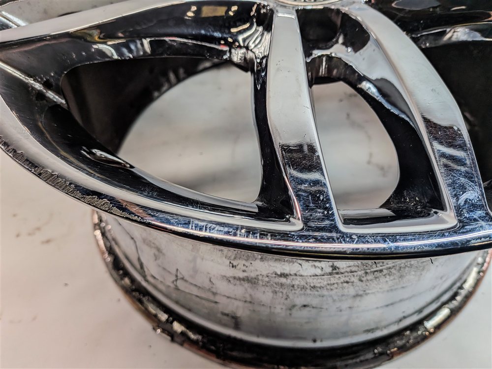 Thumbnail 15: 12-14 MERCEDES C CLASS (W204) 17x8.5 ALUMINUM 10-SPOKE WHEEL RIM (CHROME)