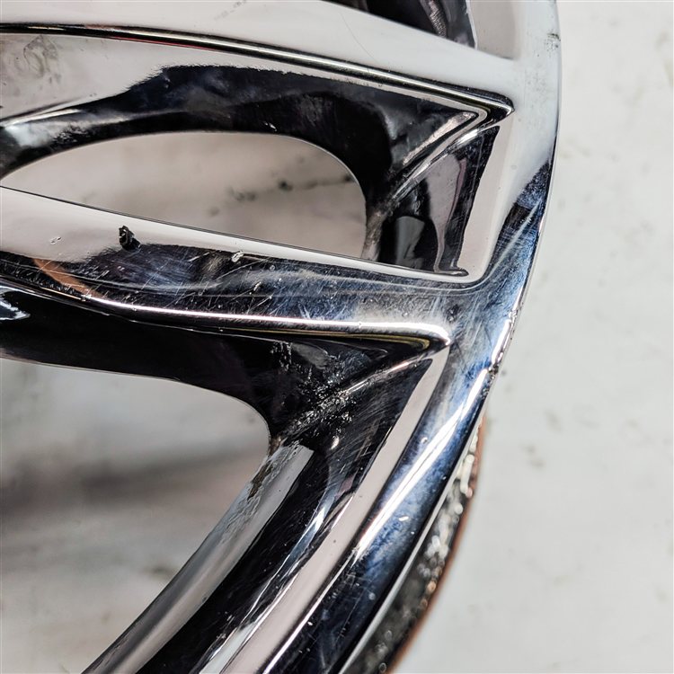 Thumbnail 8: 12-14 MERCEDES C CLASS (W204) 17x8.5 ALUMINUM 10-SPOKE WHEEL RIM (CHROME)