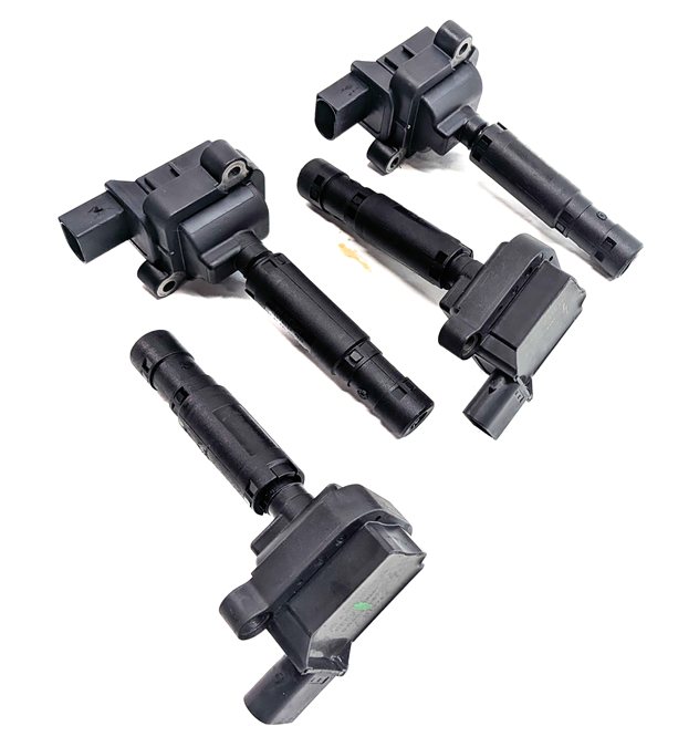 Thumbnail 2: 2012-2015 MERCEDES C250 SLK250 (W204 R172) 1.8L TURBO ENGINE IGNITION COIL SET-4
