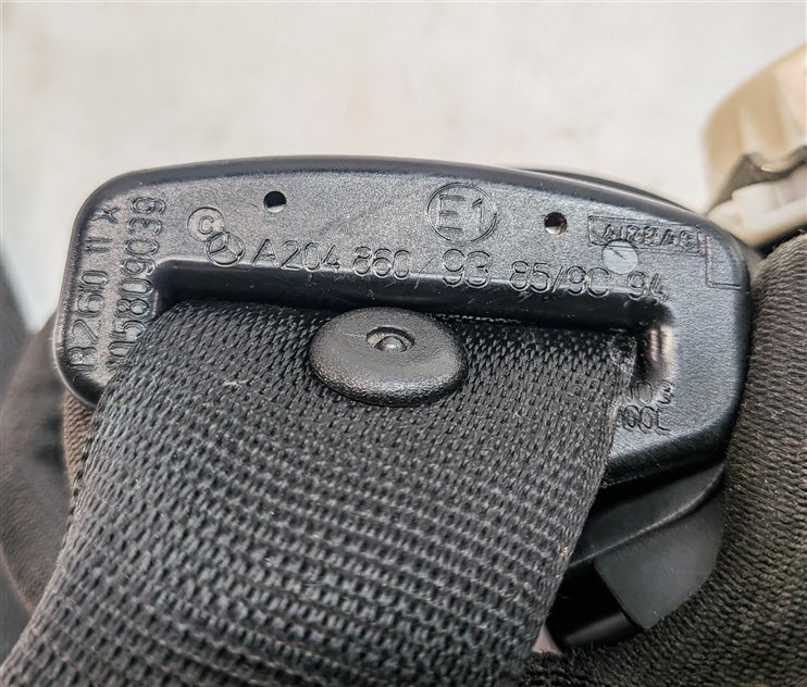 Thumbnail 10: 2012-2014 MERCEDES C-CLASS (W204) FRONT LEFT DRIVER SEATBELT RETRACTOR (Black)