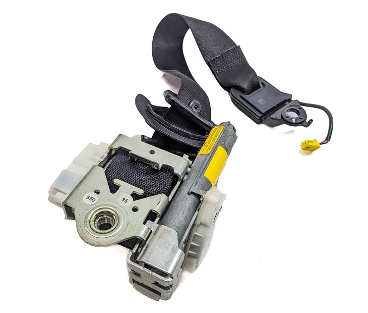 Thumbnail 4: 12-14 MERCEDES C250 C300 C350 (W204) RIGHT PASSENGER SEATBELT RETRACTOR (Black)