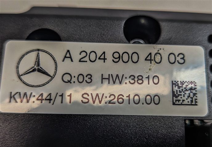 Thumbnail 8: 12-16 MERCEDES C250 C300 C350 CLS400 CLS550 (C204 W204 W218) TEMPERATURE CONTROL