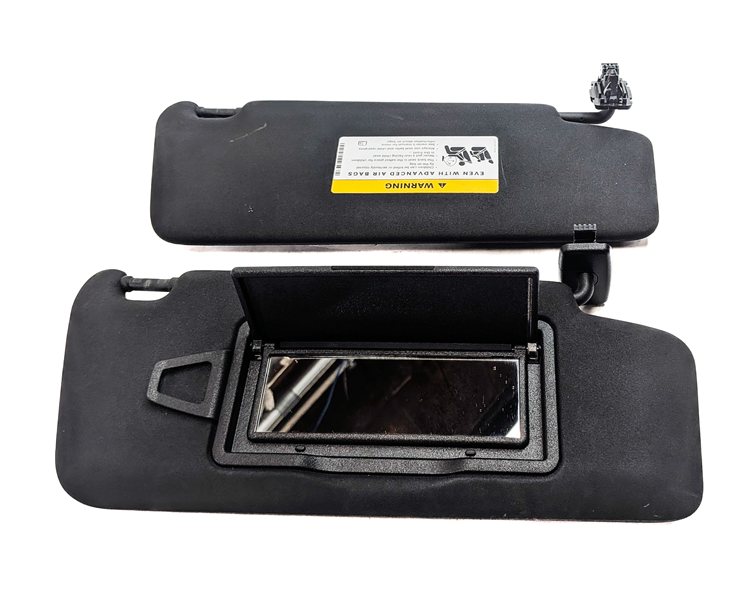 Thumbnail 2: 2008-2014 MERCEDES C230 C250 C300 C350 C63 (W204) FRONT SUNVISOR SET-2 (Black)