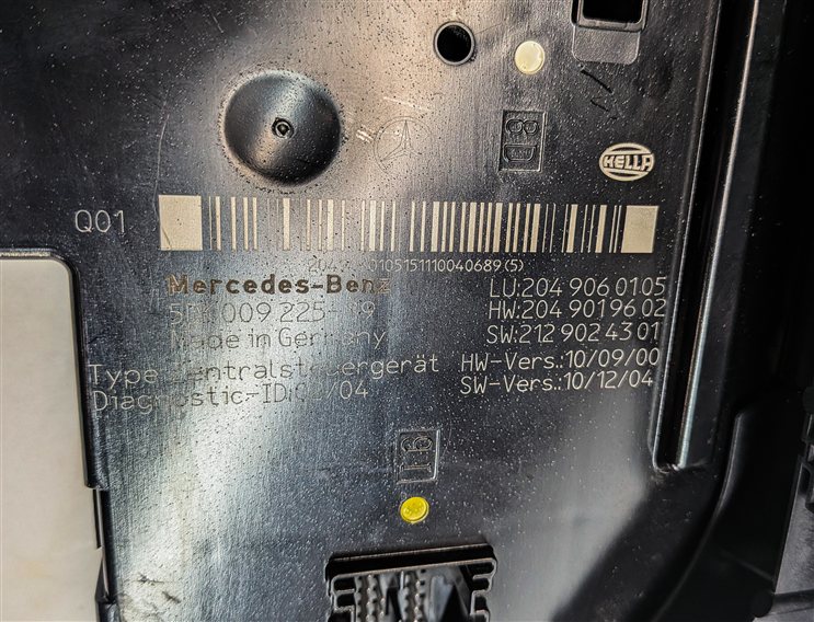 Thumbnail 13: 11-15 MERCEDES C250 C300 C350 (W204) REAR SIGNAL ACQUISITION CONTROL MODULE SAM