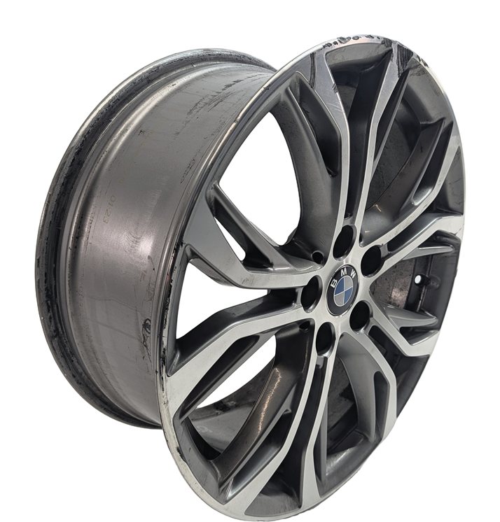 16-23 BMW X1 X2 (F48 F39) 18x7.5 INCH 5 TWIN Y SPOKE 10 SPOKE WHEEL RIM (GRAY)
