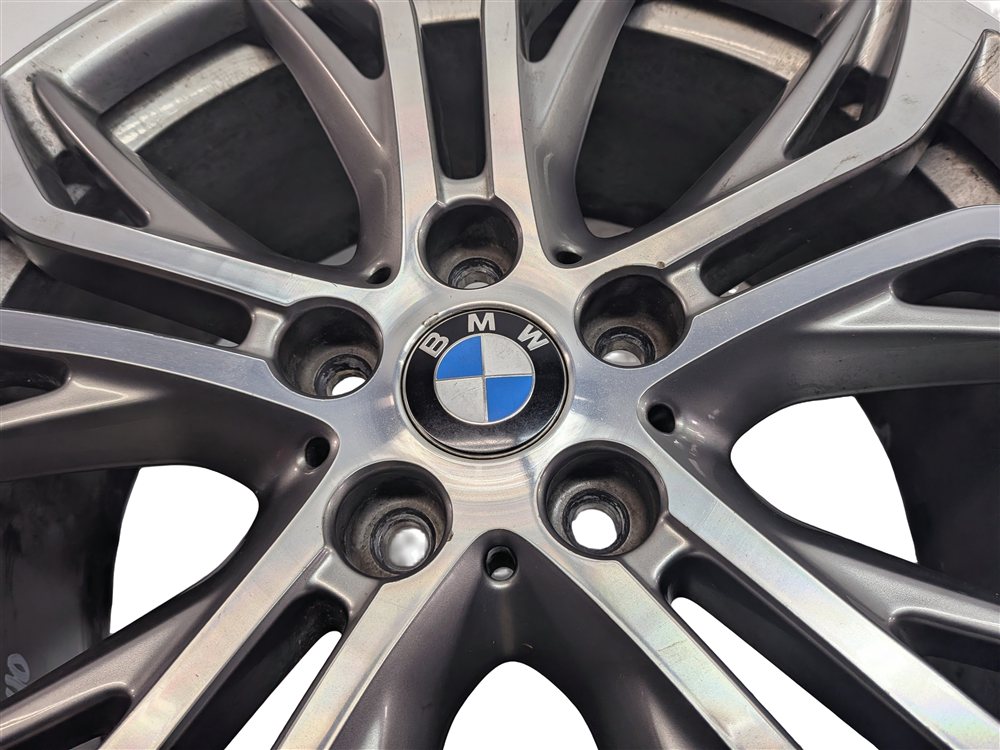 Thumbnail 5: 16-23 BMW X1 X2 (F48 F39) 18x7.5 INCH 5 TWIN Y SPOKE 10 SPOKE WHEEL RIM (GRAY)