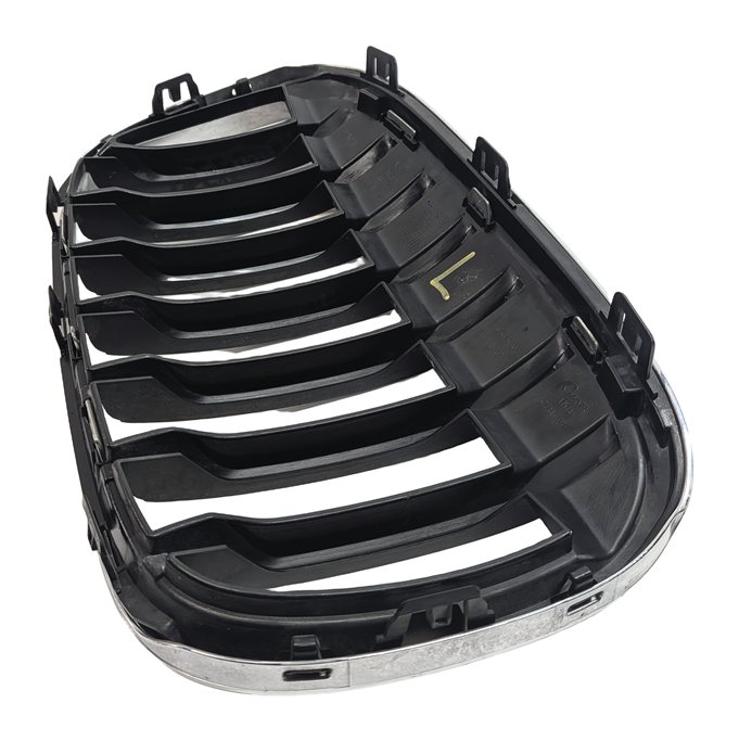 Thumbnail 4: 2016-2019 BMW X1 (F48) FRONT LEFT & RIGHT HOOD KIDNEY VENT GRILLE TRIM SET-2