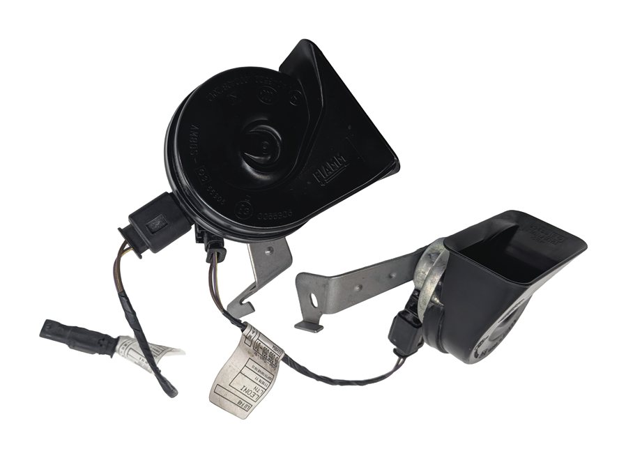 Thumbnail 2: 16-22 BMW X1 F48 FRONT HIGH LOW TONE NOTE HORN SET/2