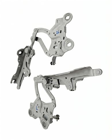 Thumbnail 2: 2016-2023 BMW X1 X2 (F39 F48) FRONT LEFT & RIGHT HOOD HINGE SET 2 (White)